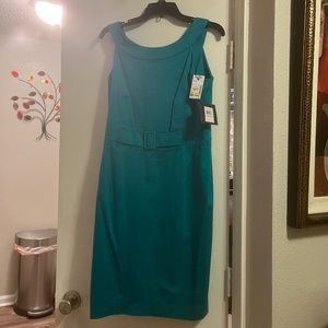 Ellen Tracy Brand New Turquoise Beautiful Dress